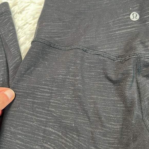 Lululemon Align Pant II 25" Stride Emboss Black - Picture 4 of 6